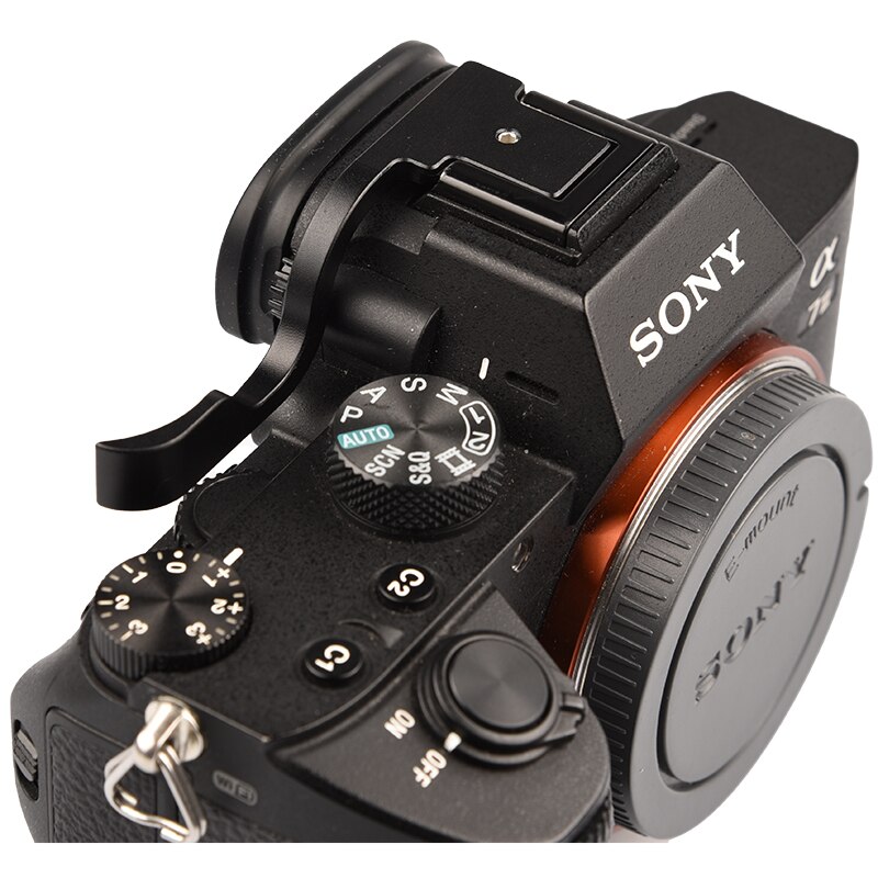 VLOGMAGIC Pro Thumb Grip - for Sony A9 A7M3 A7R3 A7S2 A7M2 - Cold Shoe Mount - Aluminum Alloy
