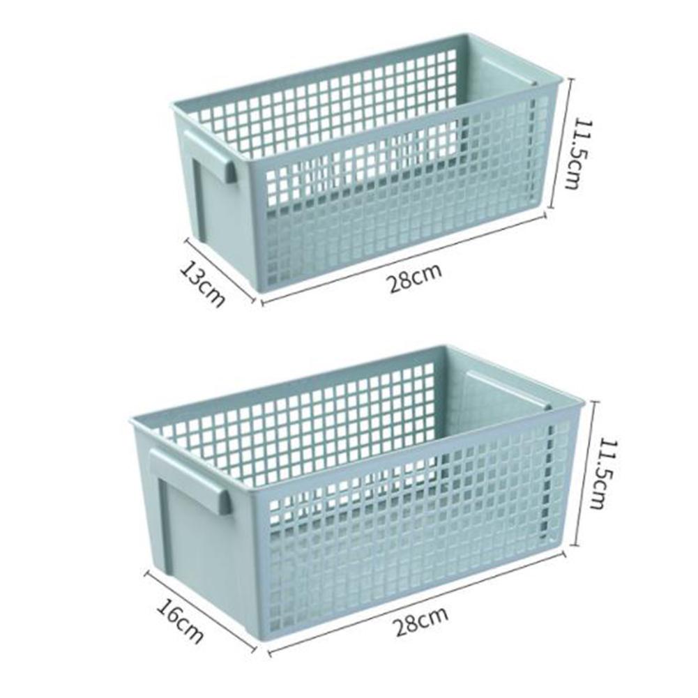 Desktop Storage Basket Snack Storage Container Rectangular Sundries Box Cabinet Storage Bins for Kitchen Food Pantry Bathroom