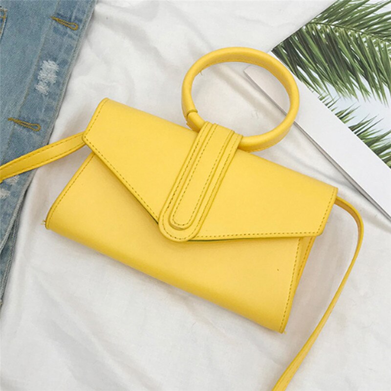 Dames casual pu leren crossbody tas magnetische gesp eenvoudige schoudertas kleine frisse messenger bag dames crossbody tas