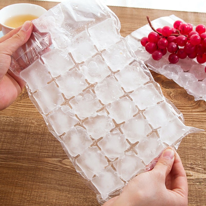 Sacs à glace jetables 10 pièces/paquet | Moule à glace plateau à glaçons, moule à glace d'été bricolage outil à boire, 24 pièces Cubes à glace