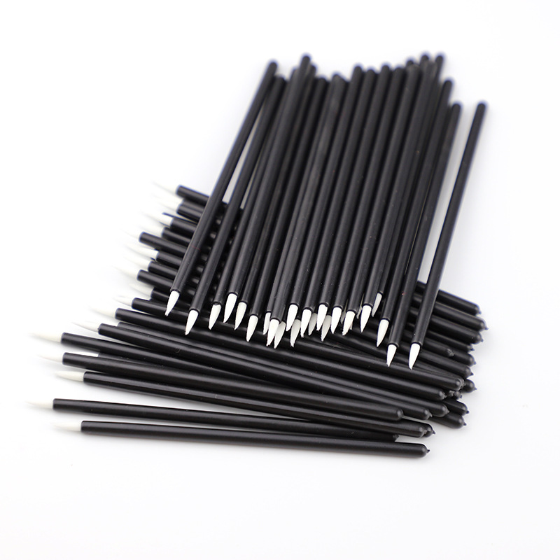50 Uds. Pincel desechable para decoración de uñas delineador de ojos herramientas de maquillaje manicura pintura pluma herramienta pinceles