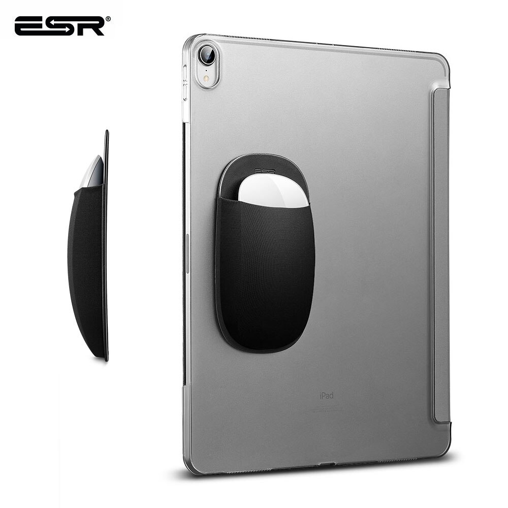 Esr Slanke Muis Houder Voor Magic Mouse Zakken Lijm Opbergtas Voor Ipad Macbook Laptop Pouch Houder Draadloze Muis Zak herbruikbare: Default Title
