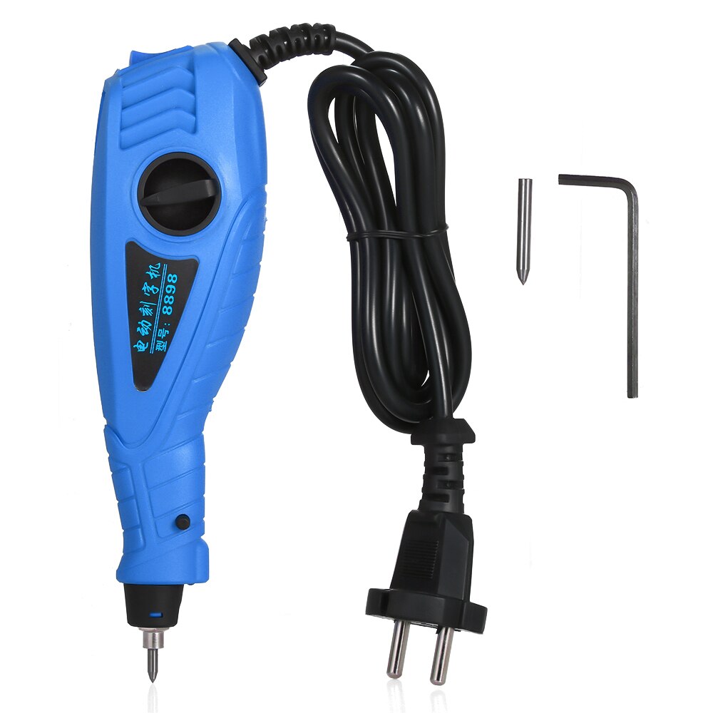 220V mini petit broyeur électrique jade sculpture polissage micro foret gravure stylo angle: Bleu