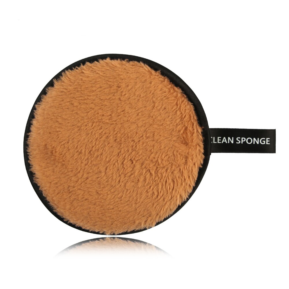 1 PC/3 PCS Make-up Entferner Gesunde Haut Mikrofaser Tuch Pads Entferner Handtuch Gesicht Reinigung Make-Up Faul Reinigung pulver Puff: brown