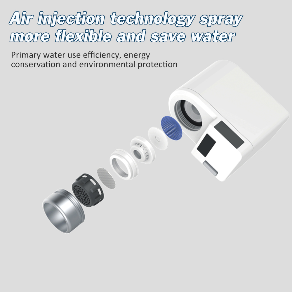 Automatisk induktion vandbesparende vandhane smart sensor dyse hane infrarød enhed justerbar vandsparer til køkken badeværelse