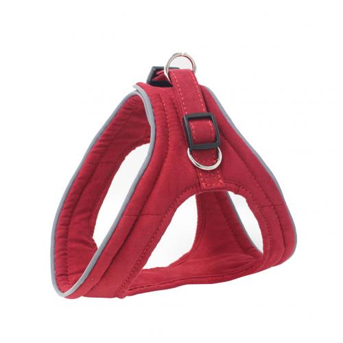Pet Dog Puppy Reflective Adjustable Outdoor Training Walking Safety Vest Harness: Red / L
