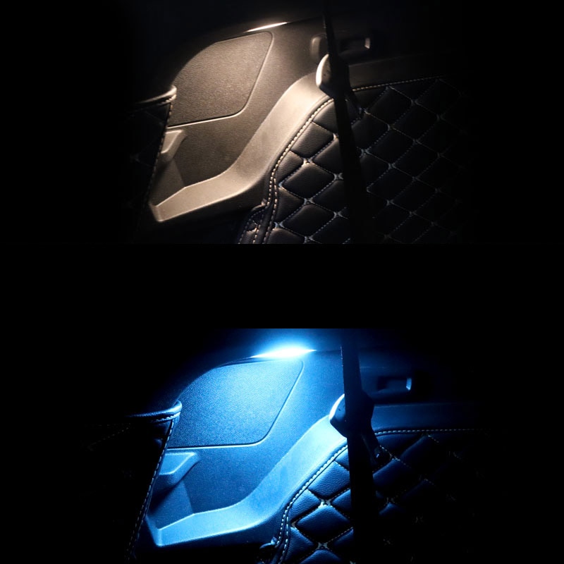 Lsrtw2017 LED Car Trunk Atmosphere Light Lamp for Peugeot 3008 5008 Interior Accessories Styling Auto