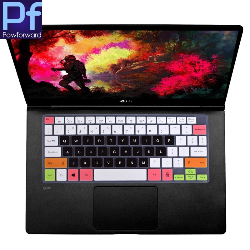 Funda protectora de silicona para teclado de portátil LG Gram 14 14Z90N 14Z970 14Z980 gramos 13 13Z970 13Z980 13Z990: candyblack