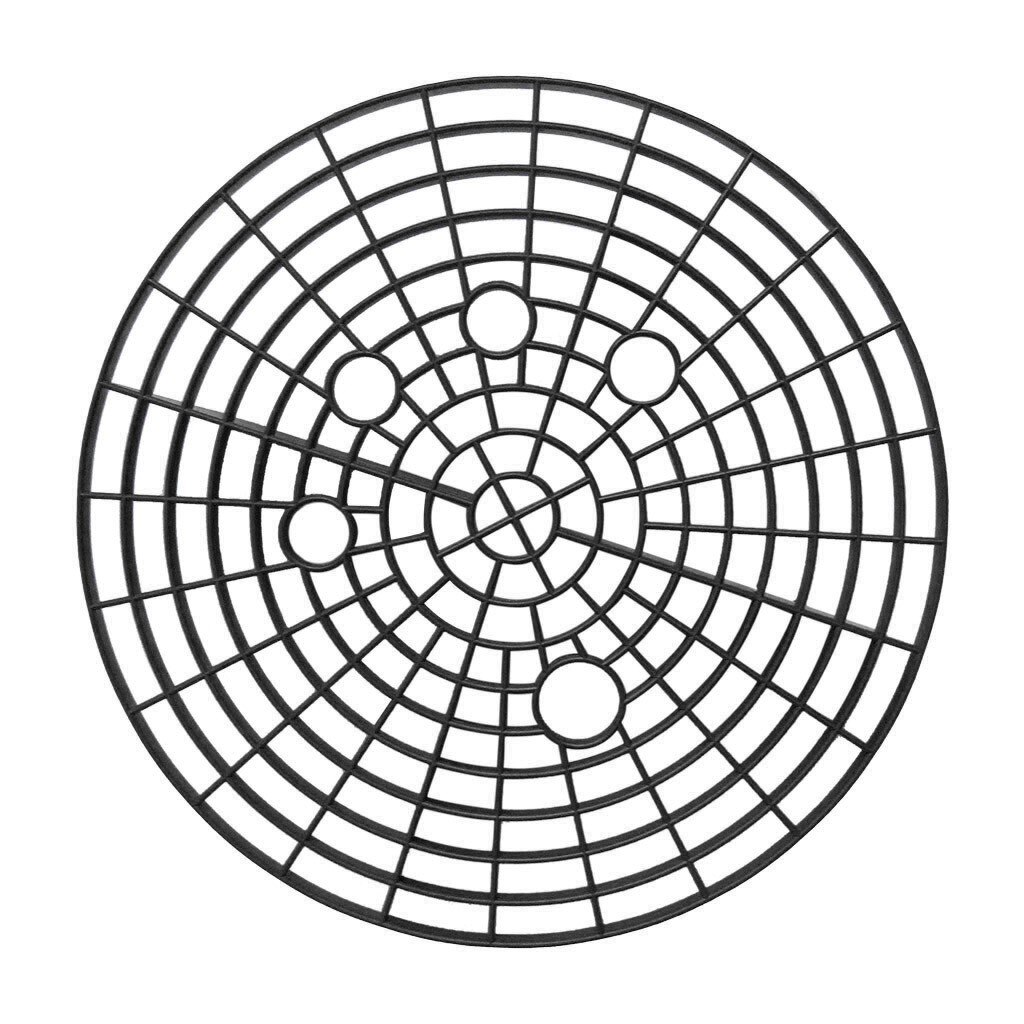 23cm Car Wash Grit Guard Insert Washboard Water Bucket Filter Scratch Dirt Filter: Black