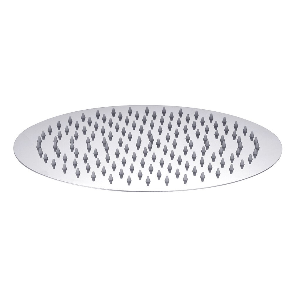 Cabezal de ducha cuadrado redondo, área grande ultradelgada, 8 "10" 12 ", ducha de lluvia de agua de acero inoxidable cromado