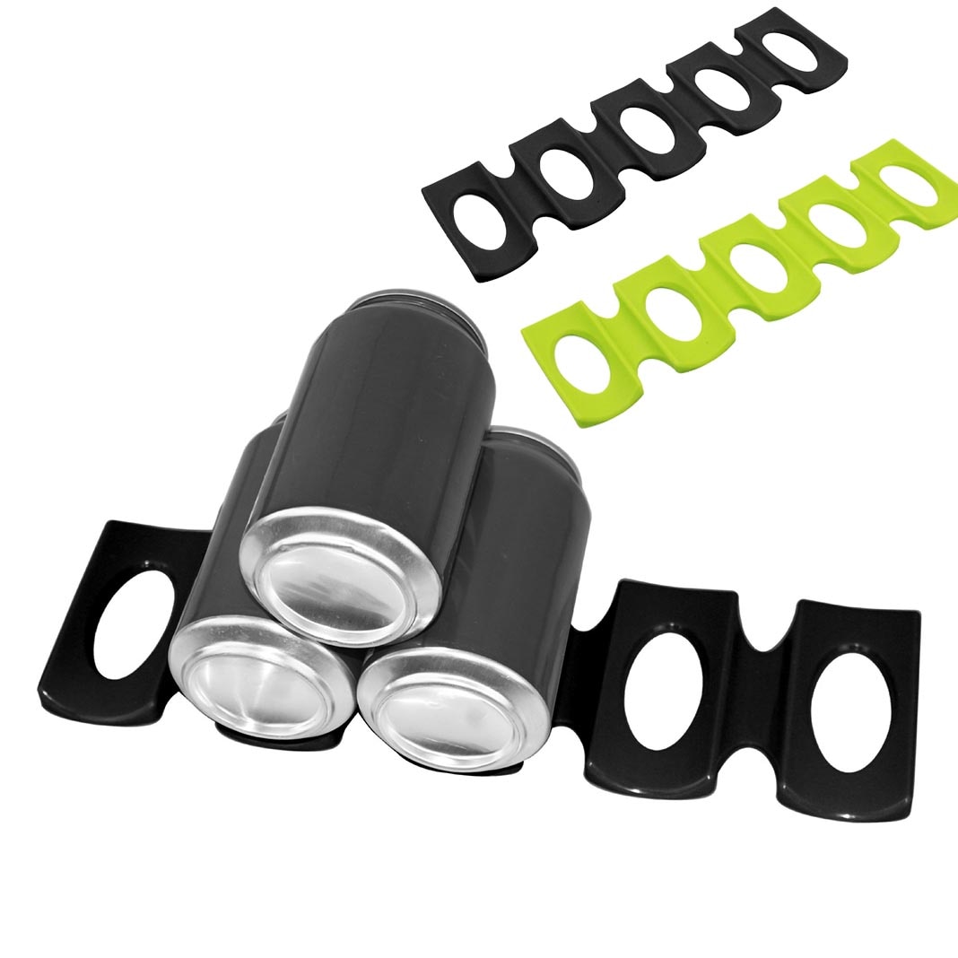 Bier Kan Anti-Slip Houder Siliconen Stacker Blikjes Koelkast Mat Dranken Rek Stapelen Tool Organizer Wijn Fles Houder
