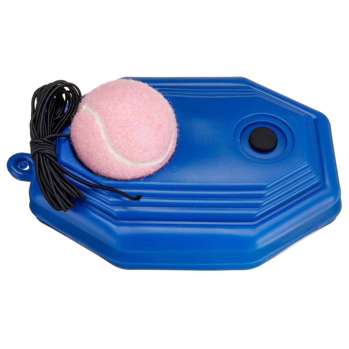 Heavy Duty Tennis Trainer Training Tool With Ball Practice Self-Duty Rebound Partner Sparring Device Baseboard Exercise Sport: One Set Pink
