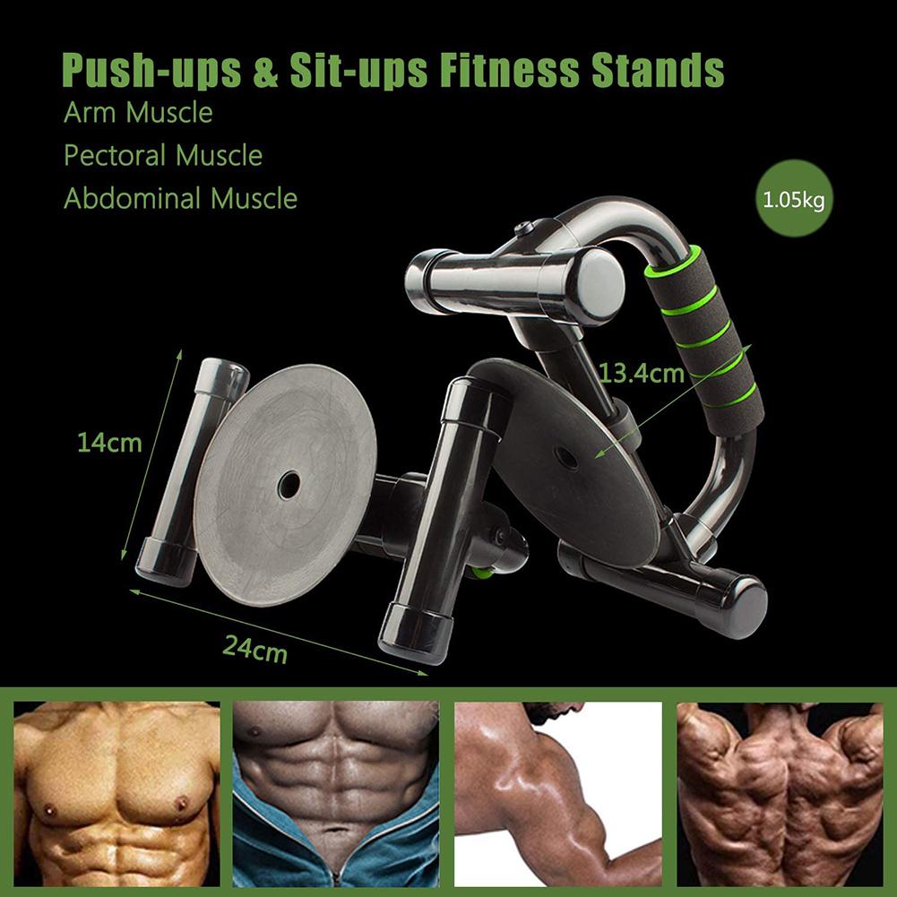 Push Up Bar Spier Krachttraining Sit-Ups Stands Voor Mannen Vrouwen Floor Workouts Gym Oefening