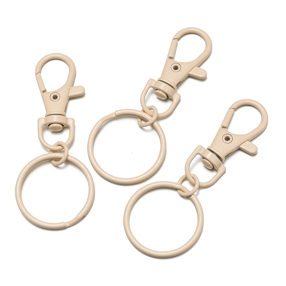 5/10pcs Multicolor Keyring Lobster Clasp Hooks With Adjustable Buckle For Making Keychain DIY Bags Doll Hook Jewelry Accessories