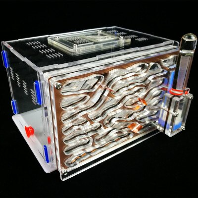 Ant Nest City C1 Insect Cage Farm With Feed Hamper Acrylic Display Box Ant Workshop Pet Ant Villa Castle Separated 3 Layers Home: coffee