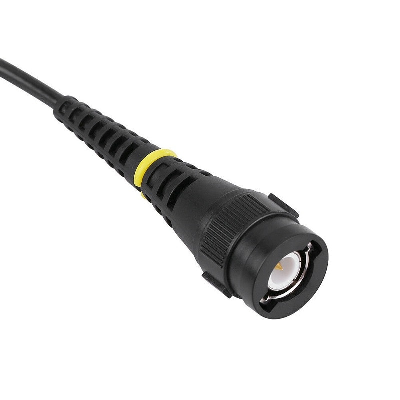 Hantek P7100 oscilloscope probe Broadband 100MHz-300MHz test probe, compensation range 10pF-35pF BNC clamp cable lead kit