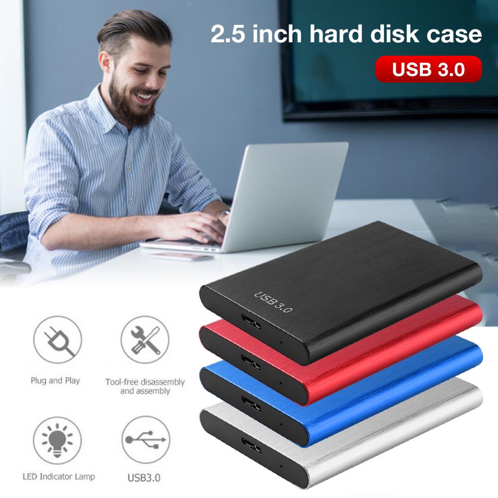 Custodia per custodia HDD esterna discoteca rigido da 2TB TypeC 2.5 ''discoteca a stato solido 6Gbs adattatore da SATA a usb 3.0 per finestre per Mac OS