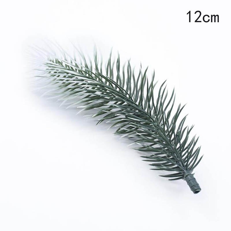 20Pcs Plastic Dennennaalden Woondecoratie Accessoires Kerst Guirlande Materiaal Scrapbooking Wedding Kunstplanten S/M/L: M