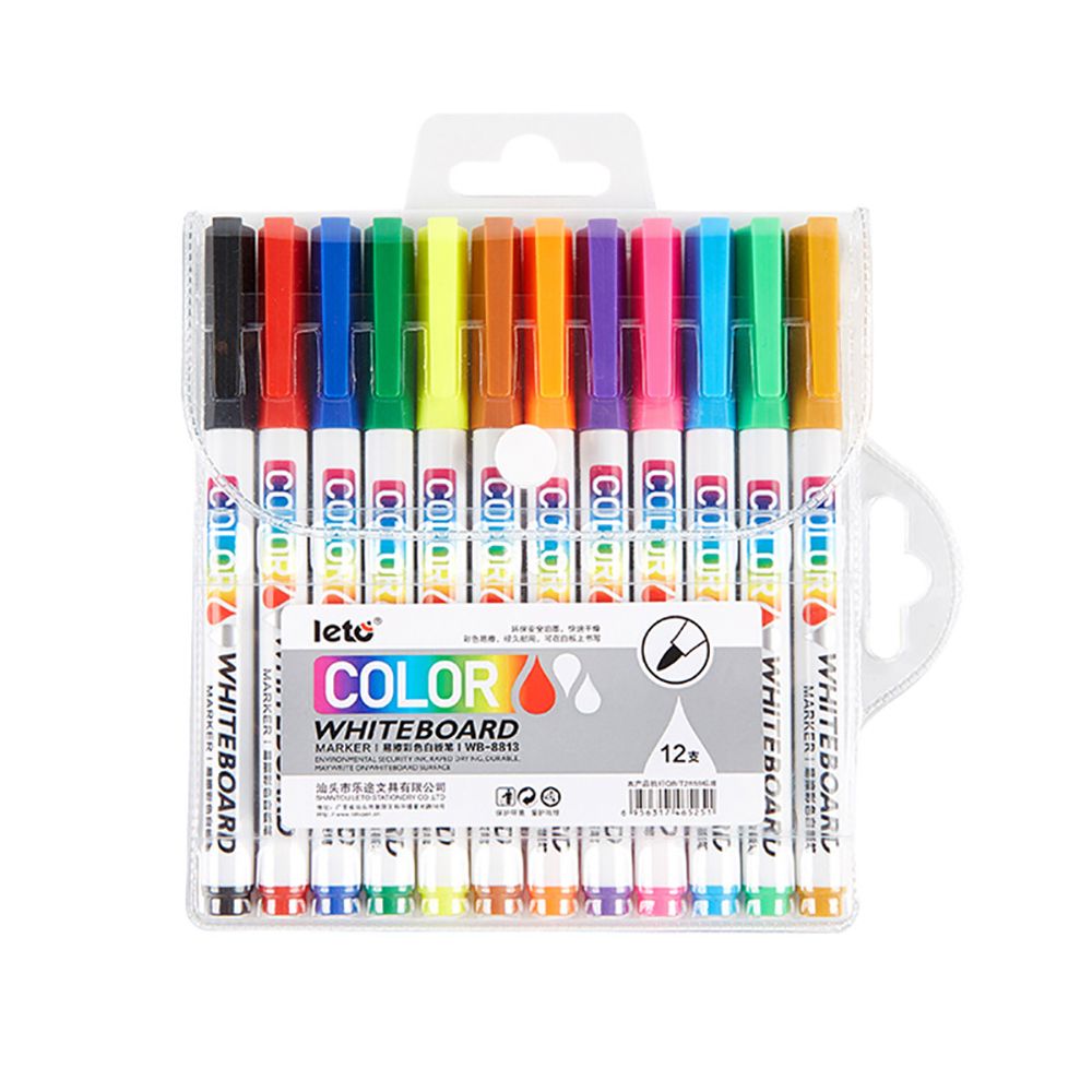 Magiczna woda dla dzieci długopis do malowania pływający długopis Doodle kolorowy długopis markery do tablic wodnych rysunek zabawki do wczesnej edukacji dzieci: 12 color