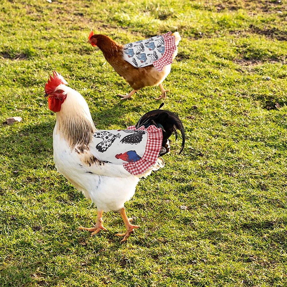 Chicken Duck Wings Back Protector Chicken Saddle Chicken Apron Perfection for Poultry Back and Wings Spring Protection Holder