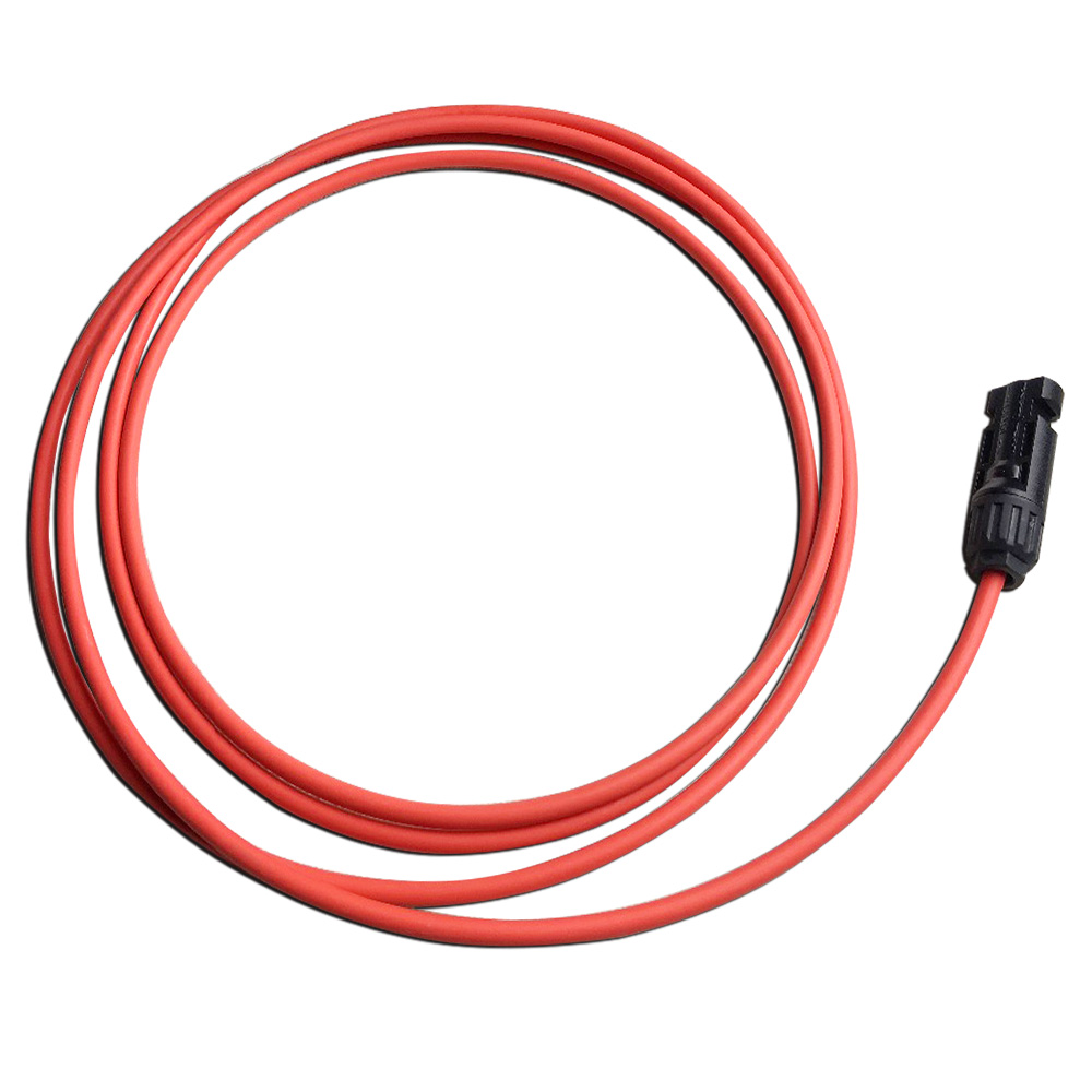 PowMr 10 AWG Solar Extension Cables (Black/Red) – PV Wire With Connectors, 6mm²