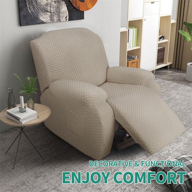 Luie Jongen Fauteuil Stoel Cover All Inclusive Massage Lounge Sofa Cover Wingback Fauteuil Sofa Elastische Cover Enkele Couch Cover: A2 Recliner Cover
