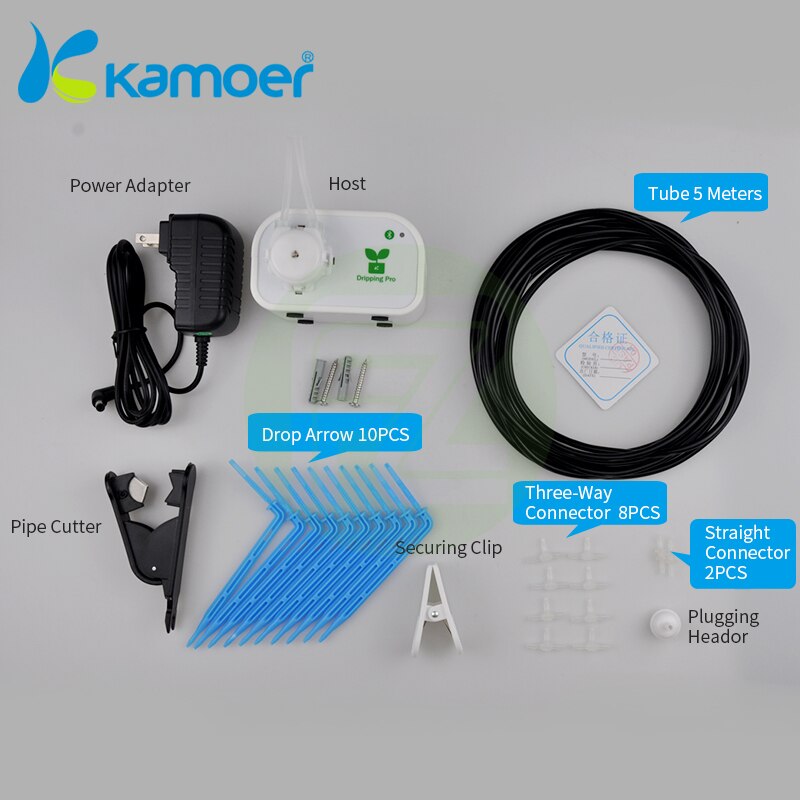 Kamoer Mobile Phone Control Diy Automatic Watering Device Water Pump Timer System Succulents Plant/garden Drip Irrigation Tool