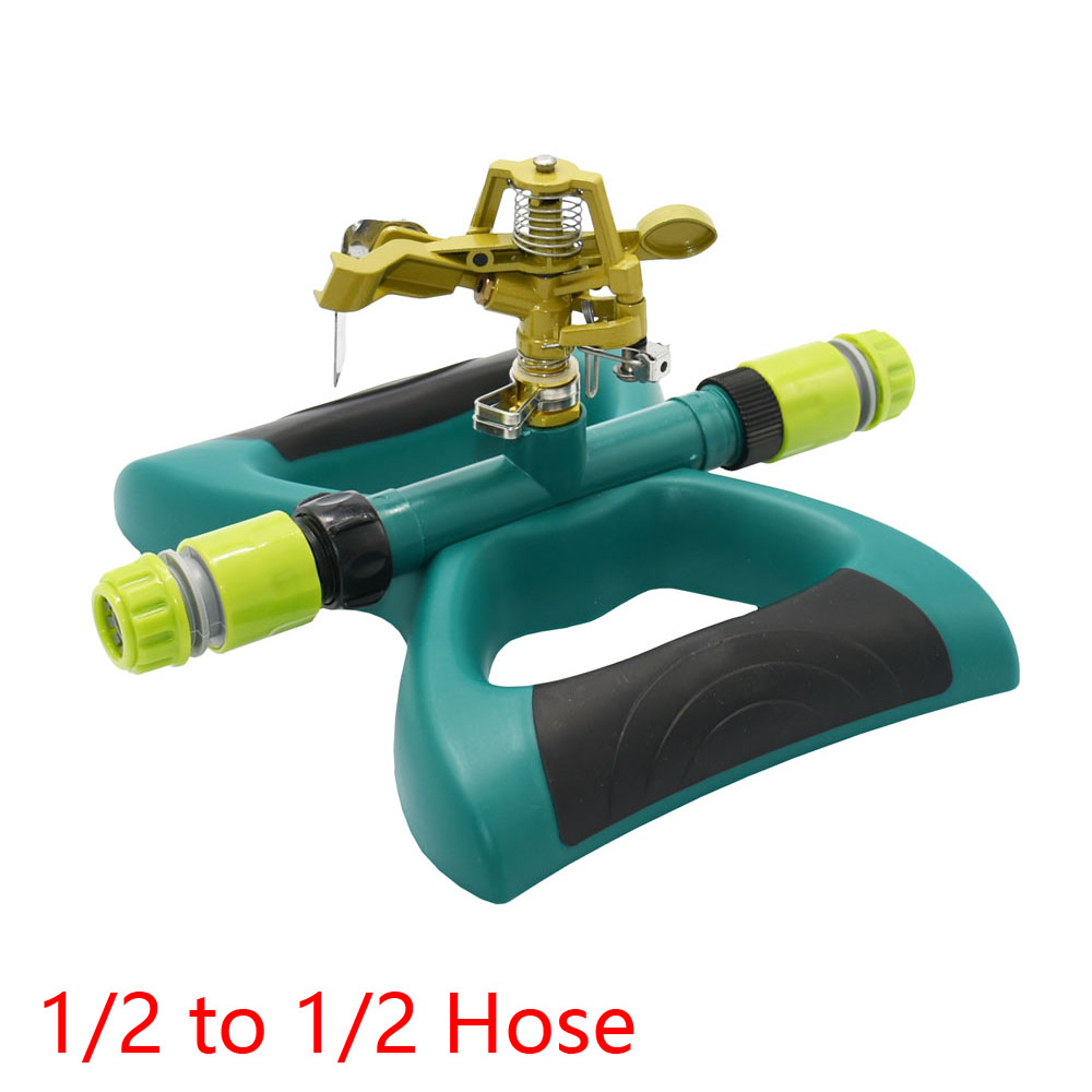 Irrigation Watering Rocker Sprinklers Nozzle With Support 360 Degrees Rotary Jet Nozzle Farm Lawn Garden Irrigation Sprinklers