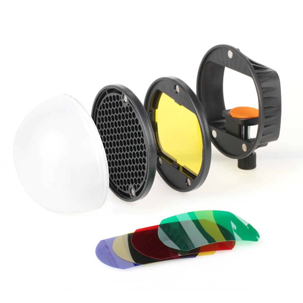 Support de lampe Kit nid d'abeille bricolage photographie couleur Flash diffuseur universel magnétique doux vitesse lumière caméra nid