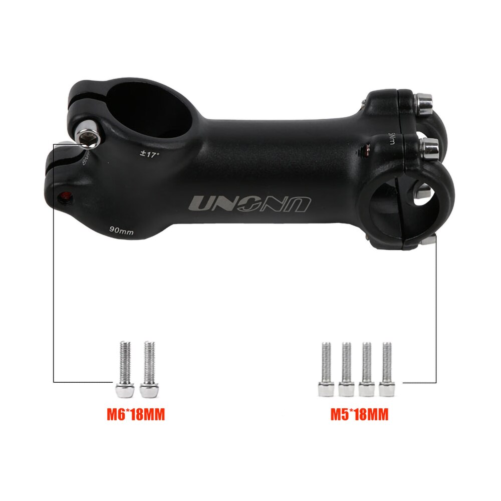Zoom tige de vélo ultralégère en aluminium VTT vélo de route vélo vtt +-7/ +-15 degrés 28.6 31.8 60 70 80 90 100 110 120 mm  18