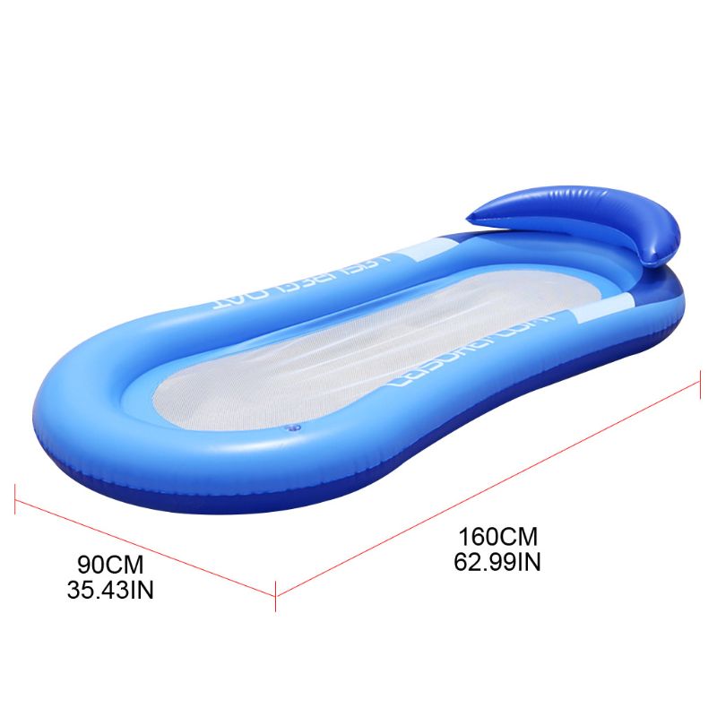 Swimming Pool Hammock Inflatable Float with Handle Multi-purpose Pool Lounge Chair Drifter Comfortable Pool Chair Water