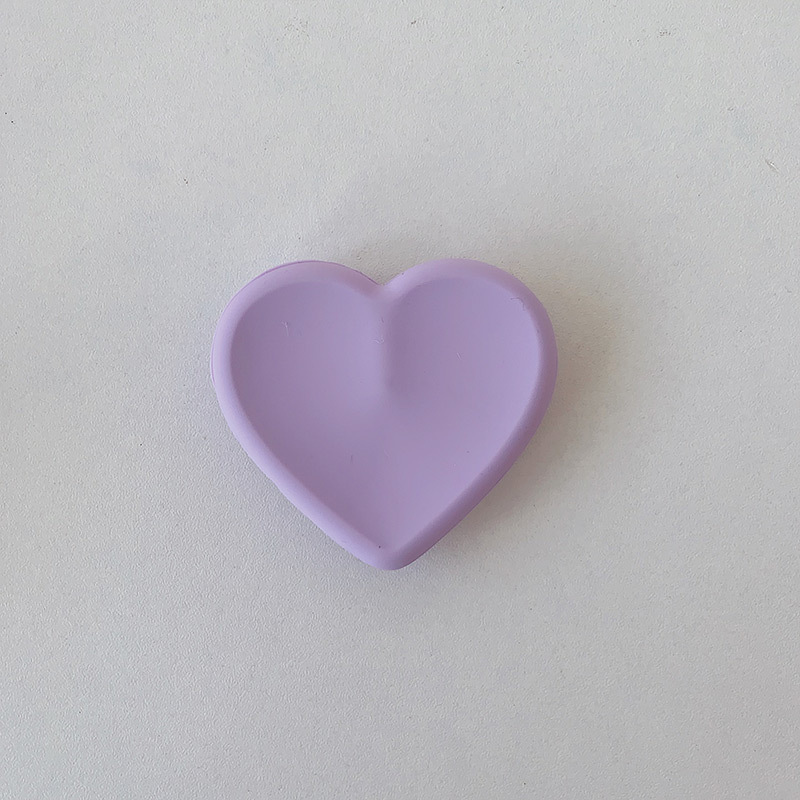 Universal Heart Shaped Phone Holder Finger Grip Bracket Support Telephone Holder Stand: green