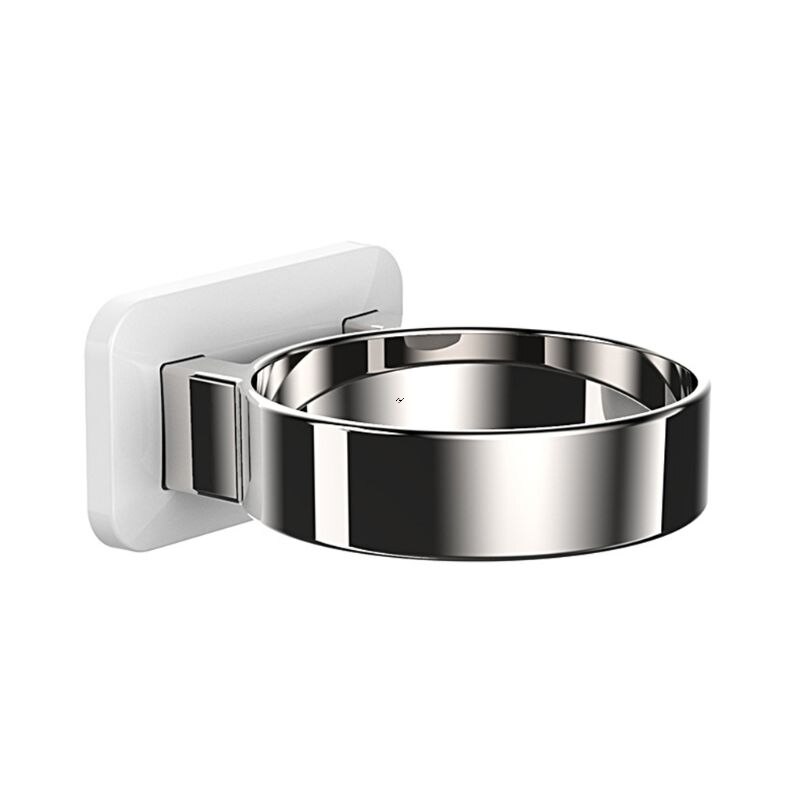 Punch-Gratis Haardroger Opbergrek Muur Gemonteerde Haardroger Houder Plank Voor Home Badkamer Garderobe Levert: WHITE