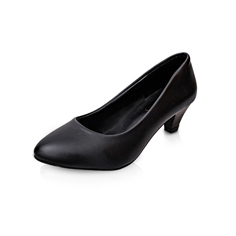 Escarpins grande taille 35-41 pour femmes, bout rond, solides, épais, talons hauts, chaussures lolita, chaussures à plateforme de fête, tennis féminin
