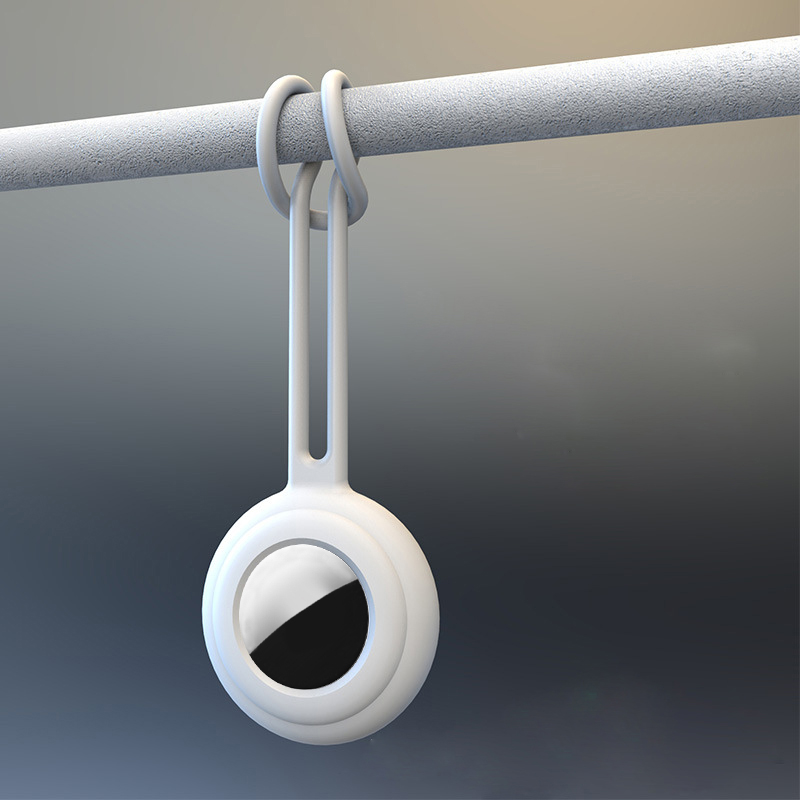 Dla Airtags lokalizator pokrywa brelok płynny silikonowy brelok robić jabłko powietrze etykietka Obudowa anty-strata pies naganiacz zwierza lokalizator Airtag