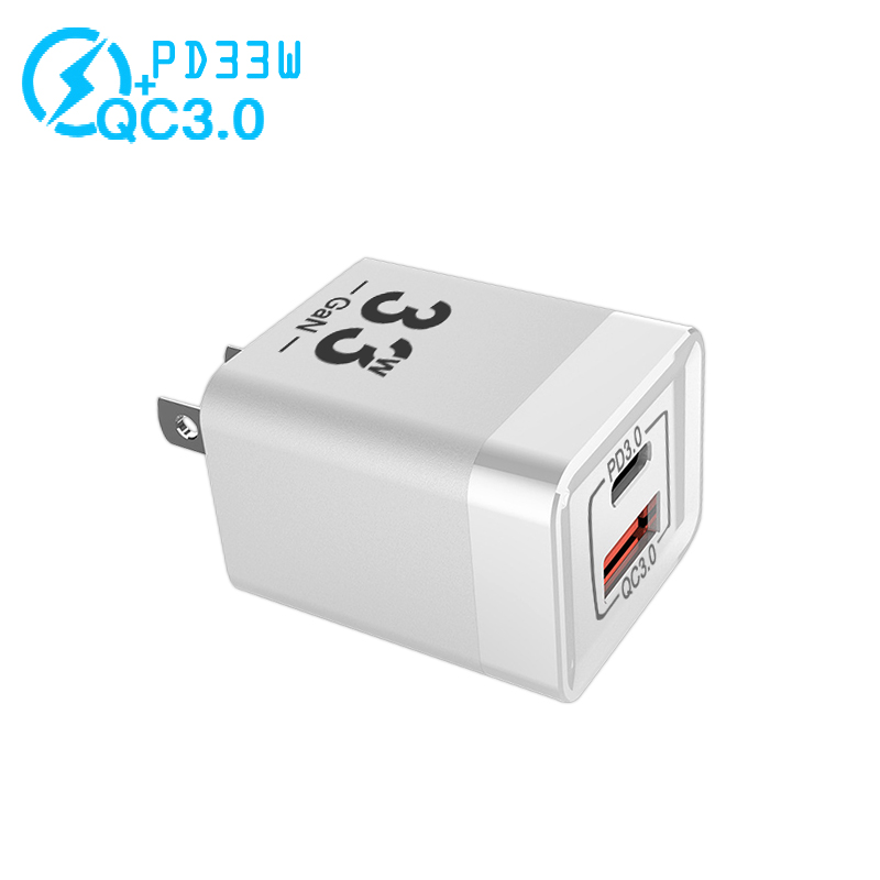 Pd 33W Usb Type C Lader Adapter Snelle Telefoon Lading Voor IPhone13 12 11 Pro Max X Xs Xr 7 Ipad Voor Huawei Xiaomi Lg Samsung: US White