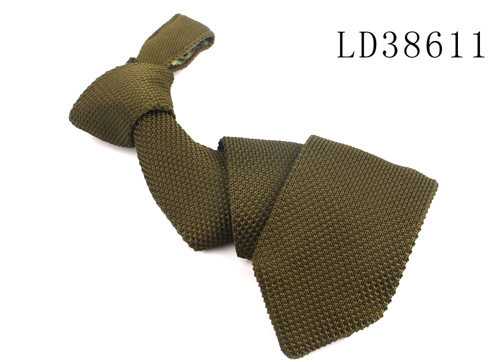Corbatas de punto rojas para hombres, corbata de cuello para boda, negocios, corbatas de punto casuales, Trajes clásicos, corbatas de cuello de Color caramelo: Lavanda