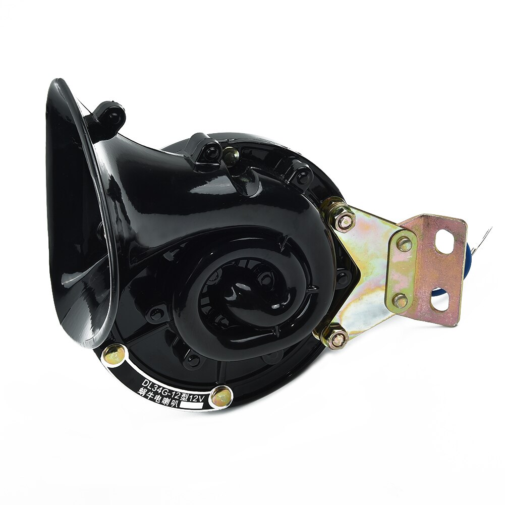 Electric Horn Horn Super Loud Raging Universal Car Truck Accessory Black
