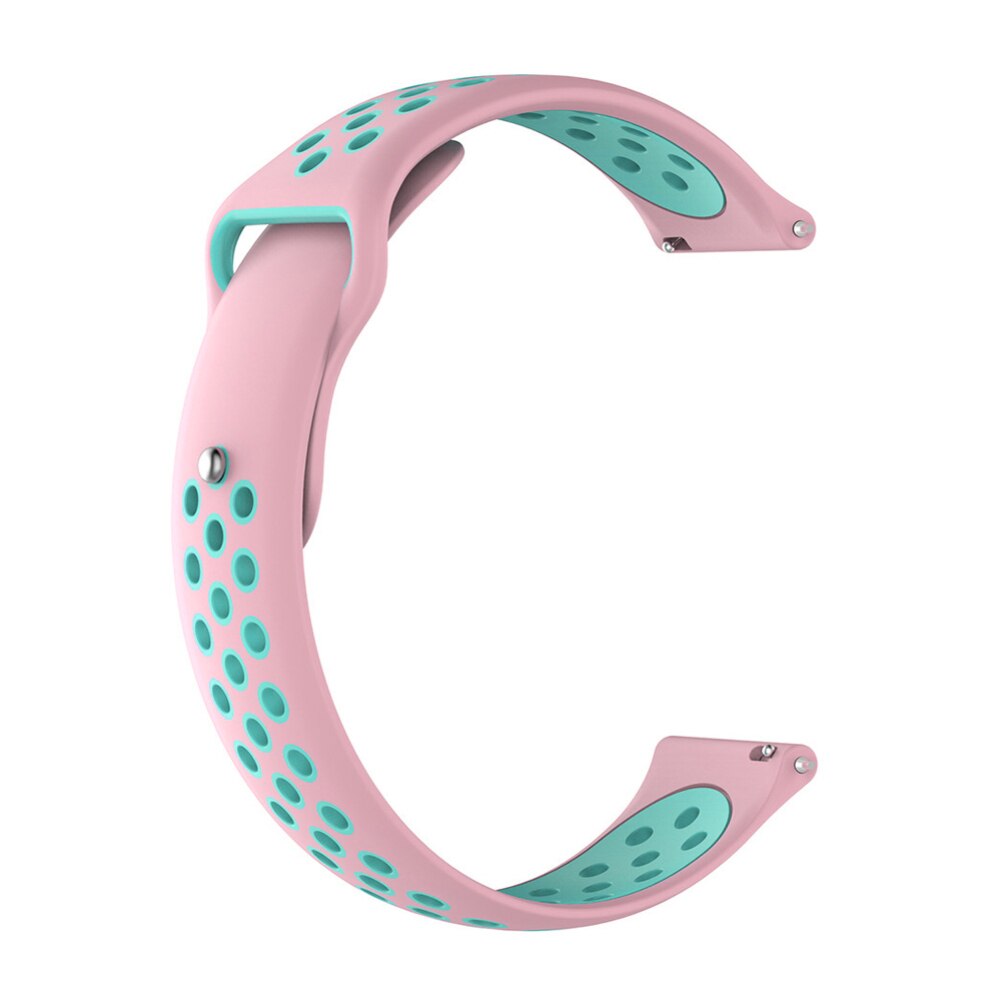 Correa de silicona para Garmin vivove HR / Vivoactive 3, repuesto de correa deportiva para Reino Unido: pink green