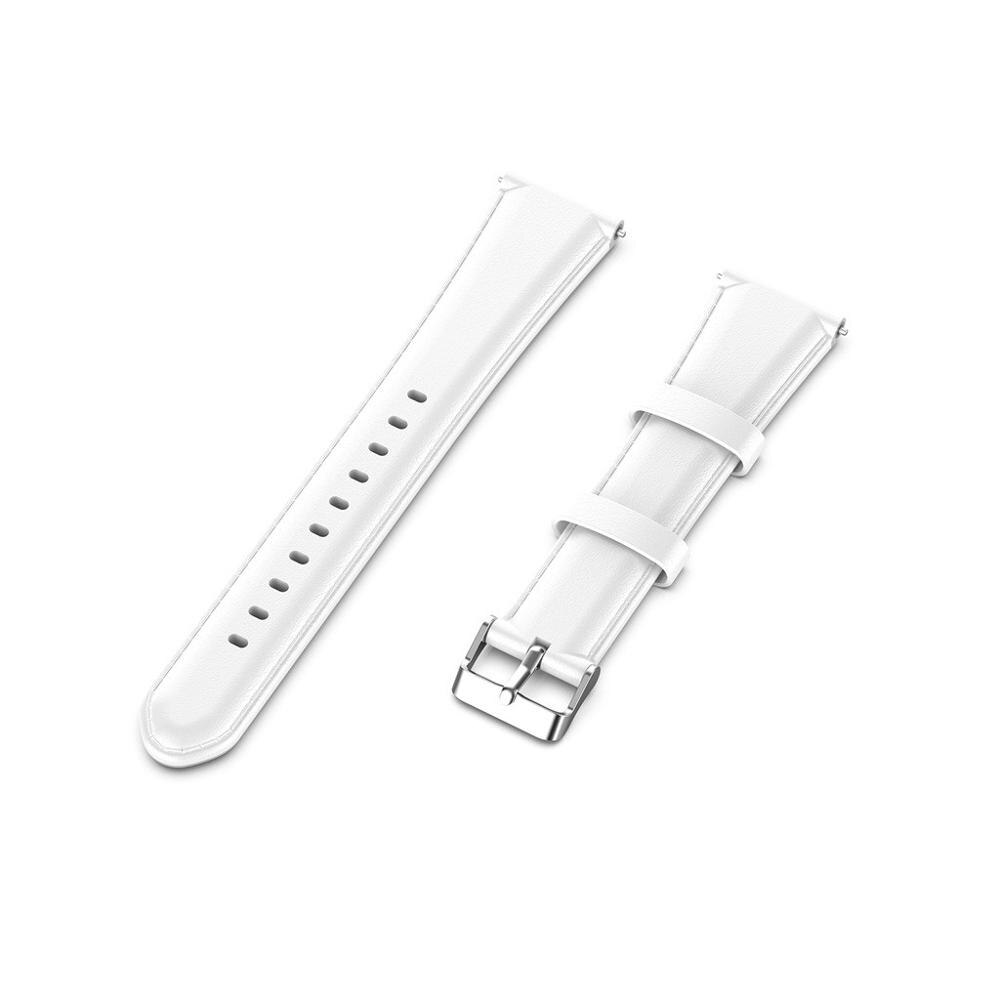Leather Replacement Watch Band Buckle Wrist Band Strap for Nokia Steel HR 36MM / 40MM luxury brown: White / 20mm