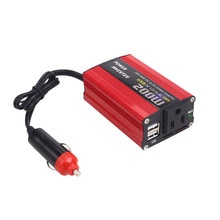 Premium Converter 12V DC To 220V AC Aluminium Alloy Adapter Home Car Inverter High Performance 50/60Hz Power Inverter
