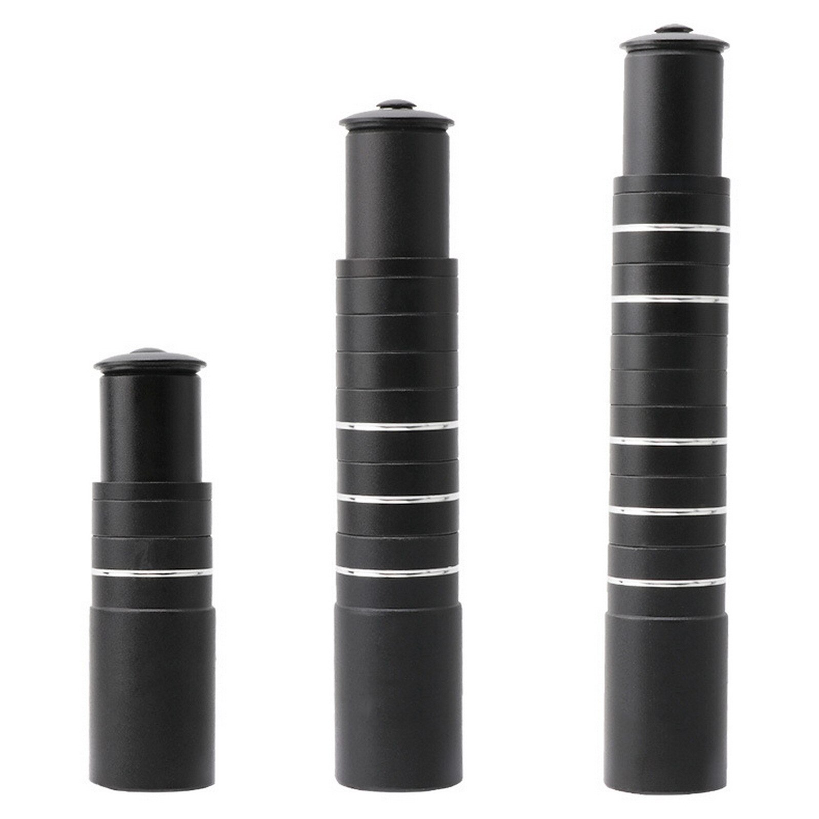 28.6mm Bike Extended Stem Aluminum Alloy Adjustable Bicycle Stem Raiser Extender Extension Stem Bicycle Replacement Parts