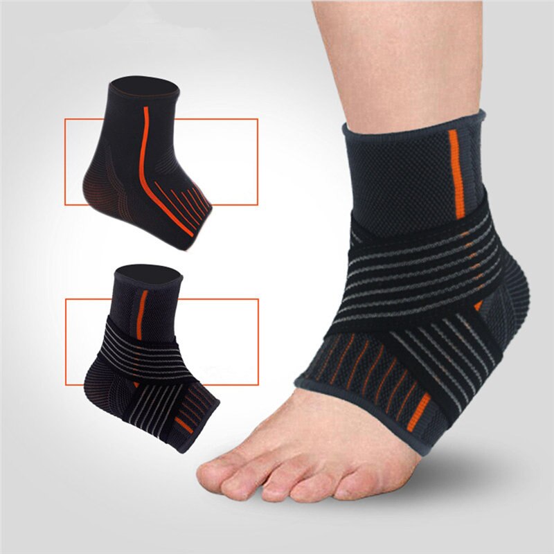 Adjustable Breathable Elastic Ankle Protector Support Movement Protection Ankle Support Brace S/L Fitness protector 7