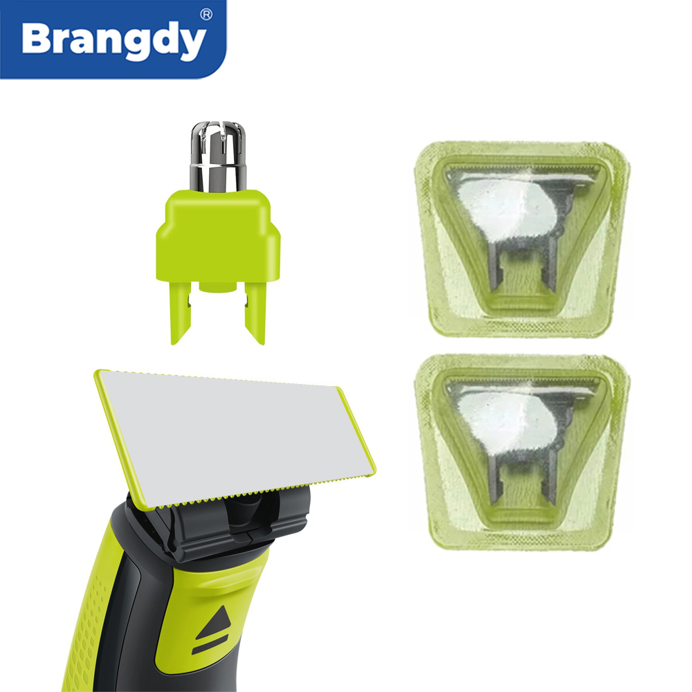 Brangdy Rasierer-Ersatzklingen für One Blade QP2520 QP2630 QP2515 QP2510 QP6510 QP6520 QP6531 Elektrischer Bartschneider