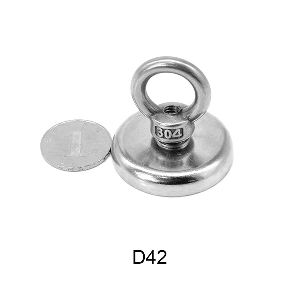 D20 d25 d32 d36 d42 d48 d60 d75 supersterke magneetpot vismagneet berging vishaakmagneten permanente krachtige magnetische: D42