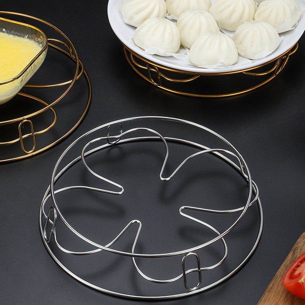 Stainless Steel Steam Rack Pan Cooking Stand Cookware Heavy Duty Steam Rack