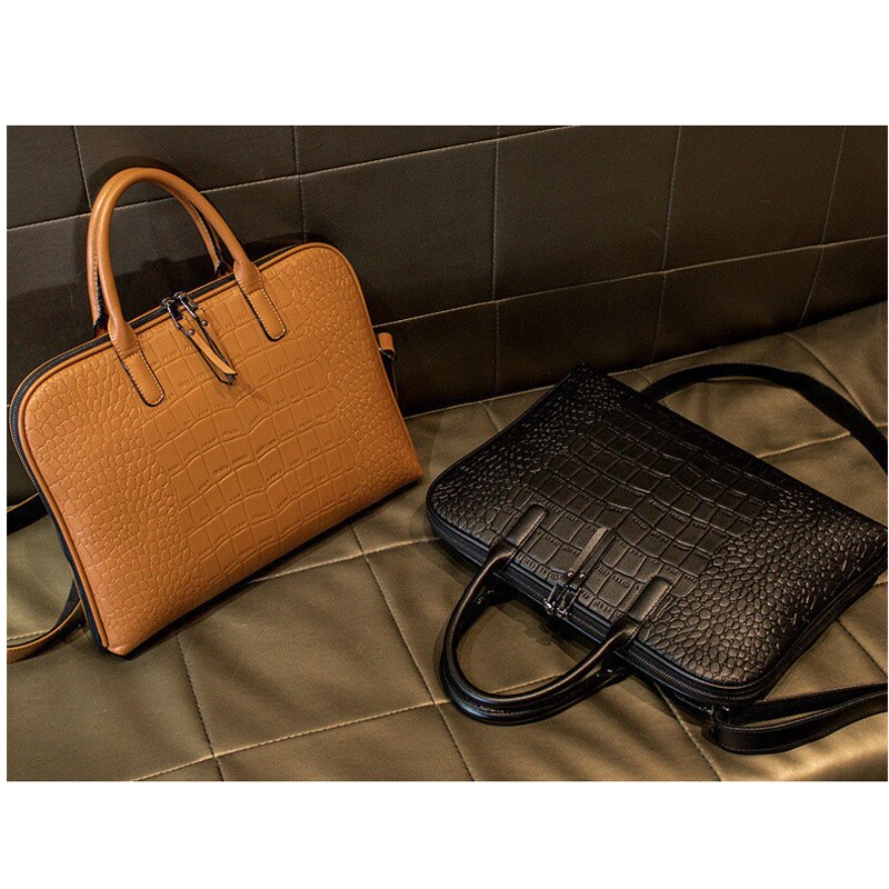 Dames casual tassen 13 14 inch laptoptas kantoortas voor dames aktetassen vrouwelijke manager zakelijke vrouwen aktetas leren handtas