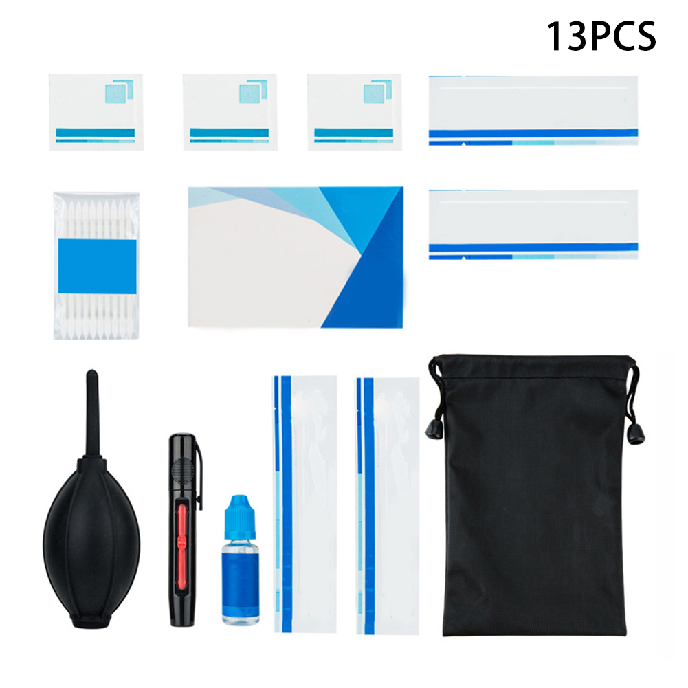 DSLR SLR Camera Cleaning Kit Multipurpose Screen 9 In 1 Universal Lens Sensor Care Cloth Brush Swabs Air Blower
