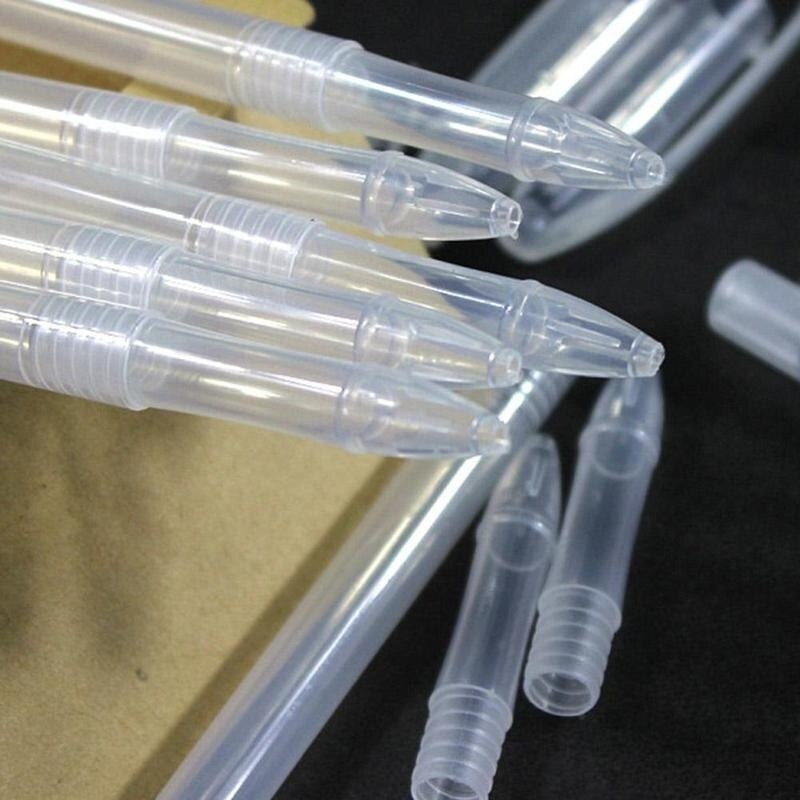 10pcs Gel Pen Shell Ballpoint Pen Shell Transparent Pen Cover Clear Pen Cover Stationary