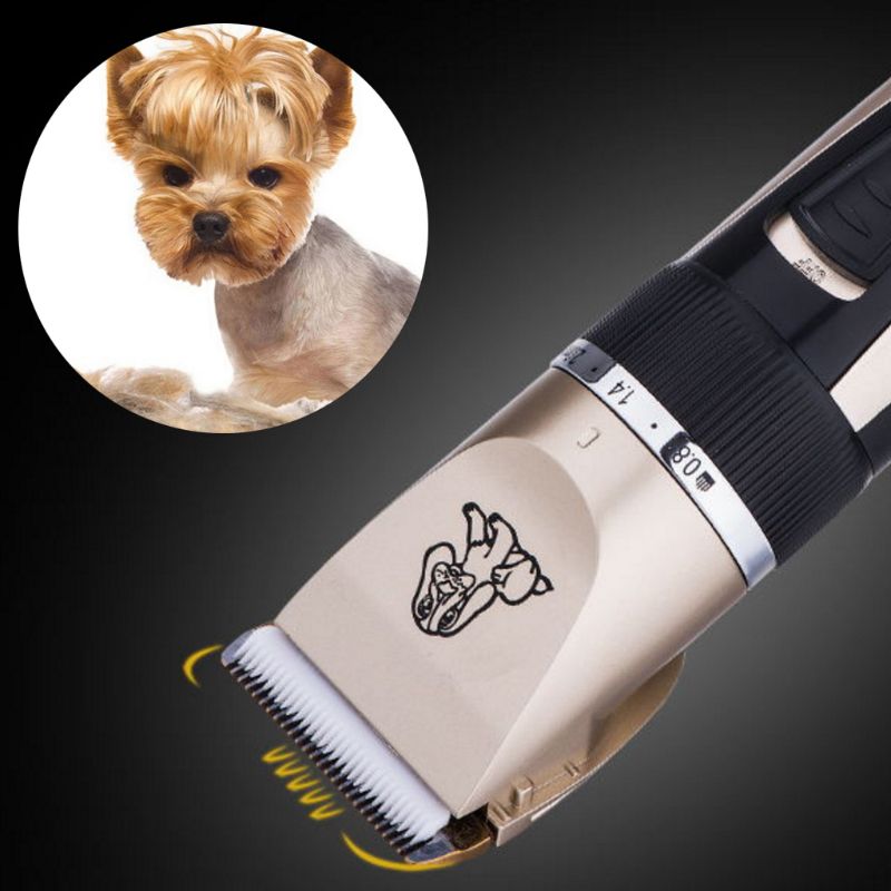 Elektrische tondeuse voor huisdieren, hondentrimmer, trimset voor kappers, oplaadbare draadloze tondeuse
